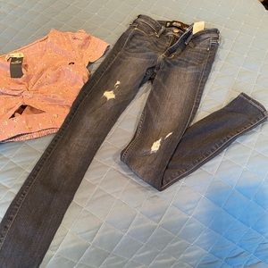 Hollister Jean legging “high rise”